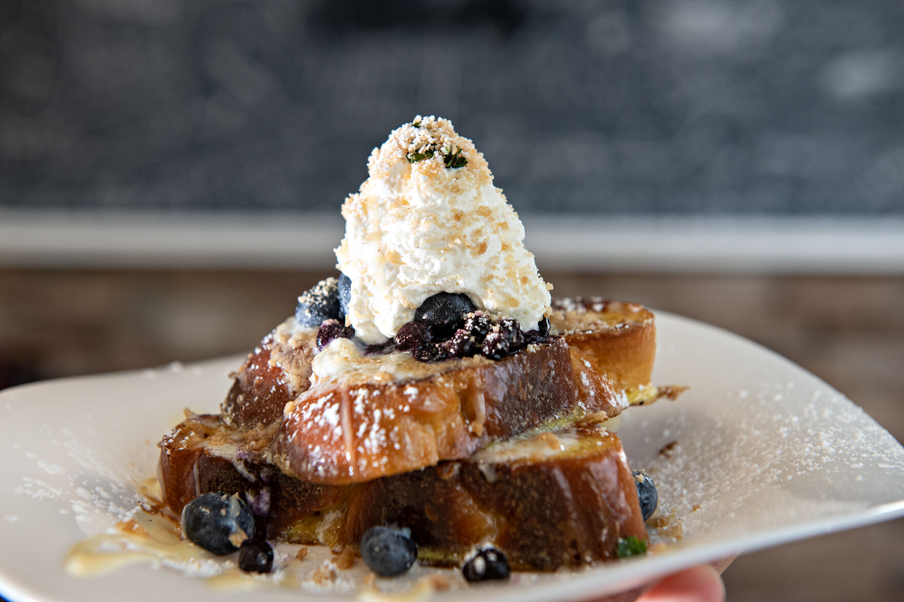 No Reservations - Blueberry French Toast - Galloway